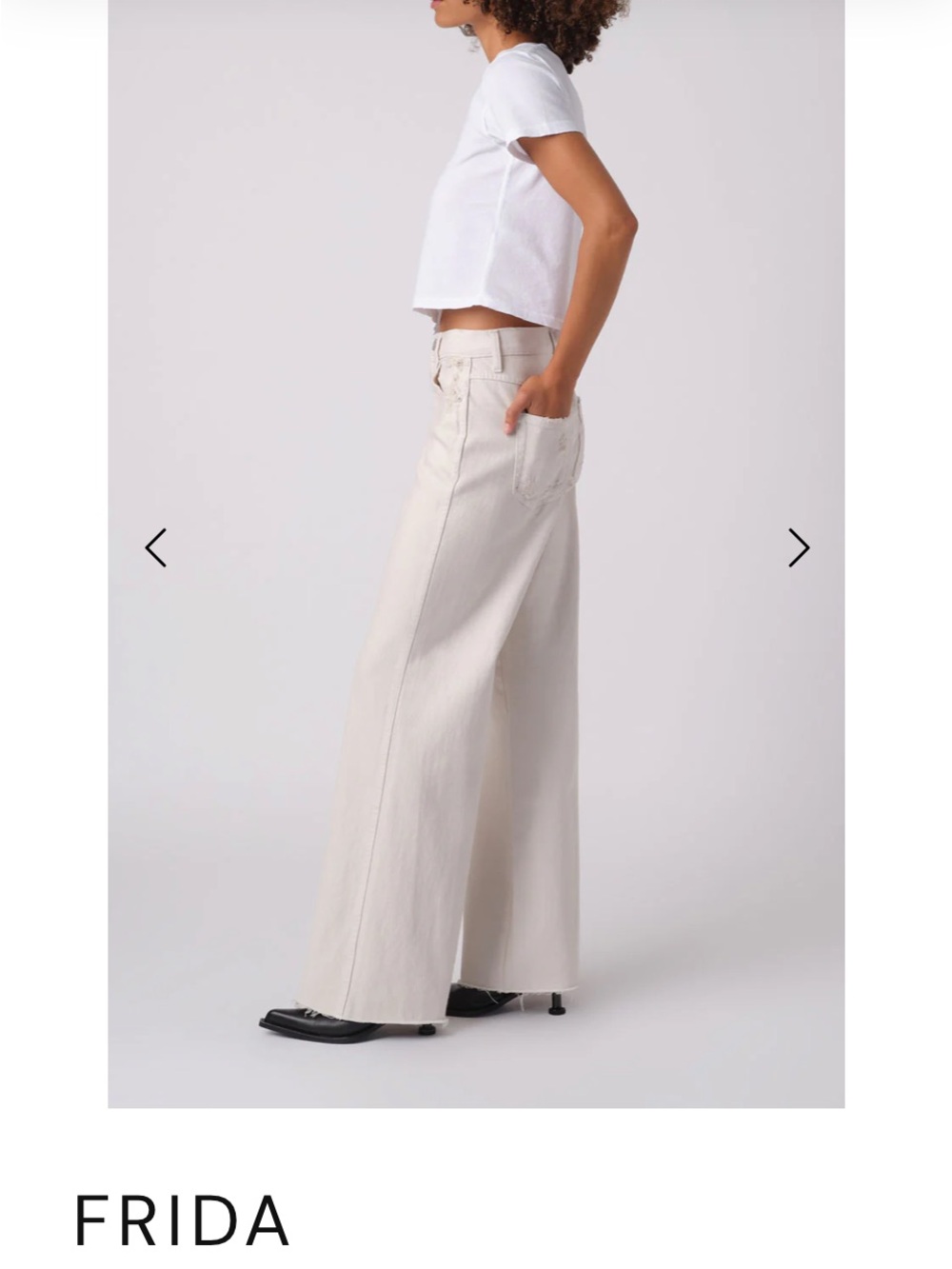 AMO Frida Wide Leg in white oak - Picture 15 of 16